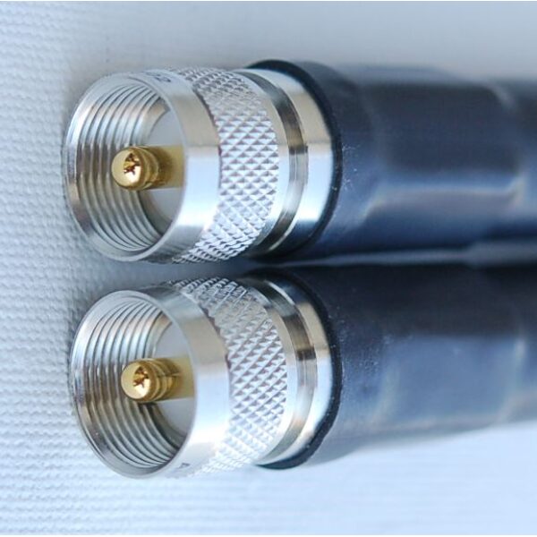 CA600 Antenna Cable, UHF Plug-Male (PL-259) to UHF Plug-Male (PL-259), 3 Feet (91.44 cm)