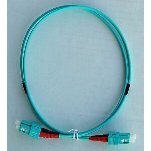 LC to LC Duplex Fiber Optic Patch Cable - Multimode OM3 10 Gbps 50/125 Micron - LSZH Jacket - 4 Meters (13.12 Feet)