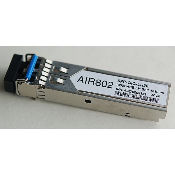 SFP Fiber Optic Module, Gigabit (1.2 Gbps) Optical Transceiver, LX/LH 1310 nm, Single-Mode, LC, 20 km