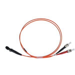 MT-RJ Female to ST Duplex Fiber Optic Patch Cable - Multimode OM1 62.5/125 Micron - LSZH Jacket - 1 Meter (3' 3")